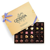 Godiva Gold Assorted Chocolate Gift Box, Belgian Dark & Milk Chocolates with Pralinés, Ganaches & Caramels, Gourmet Gift for Mother's Day, Kosher