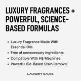 Laundry Sauce - Signature Bundle Australian Sandalwood, Scented Laundry Detergent Pods & Scent Booster, Fabric Softener, Dryer Sheets, Fabric