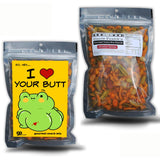 Love Your Butt Trail Mix for Women and Men Stocking Stuffers Wife Husband Girlfriend Boyfriend Easter Basket Ideas Frog Lovers Gourmet Spicy Snack