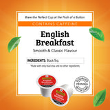 Twinings English Breakfast Black Tea 72 K-Cup Pods for Keurig, 12 Count (Pack of 6) Smooth, Flavourful, Robust, Caffeinated, Enjoy Hot or Iced