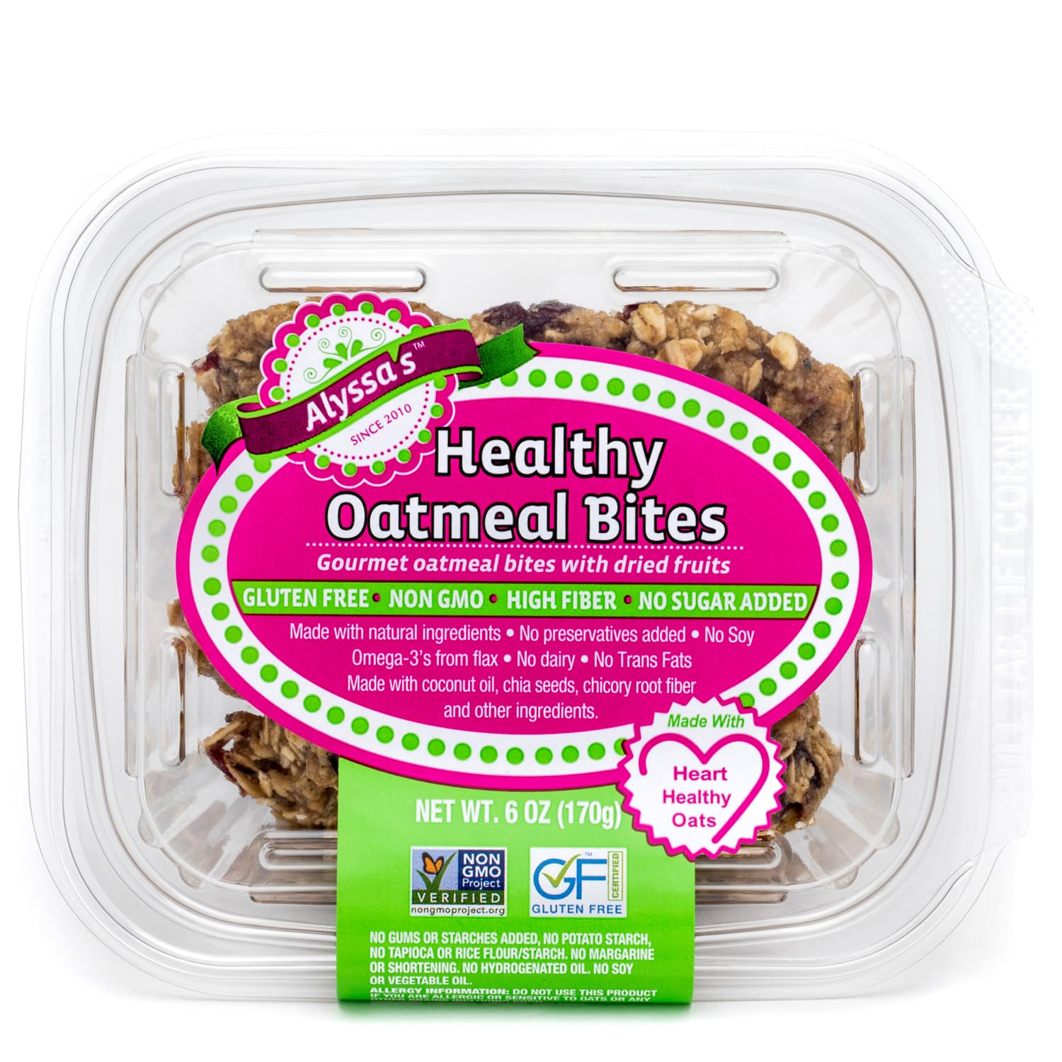 Alyssa’s Oatmeal Bites ? Gluten Free Cookies, Healthy Snacks from The Bakery ? Sugar Free Soft Cookies, Low Carb, Keto Protein Snacks ? Gluten Free
