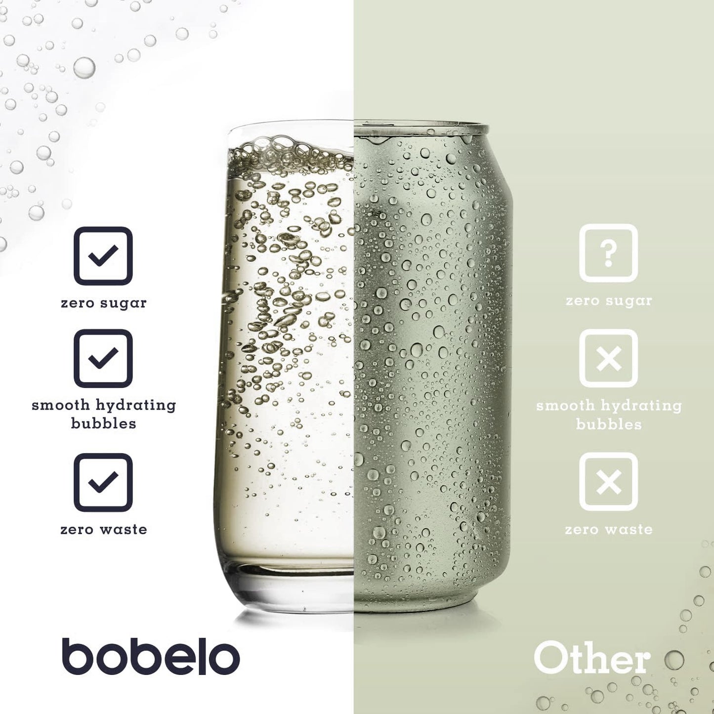 Bobelo Self Carbonating Hydration Packets - Coconut Lime Flavor (15ct) | Low Calorie Electrolyte Drink Mix | Keto Friendly, Sugar Free Water Enhancer