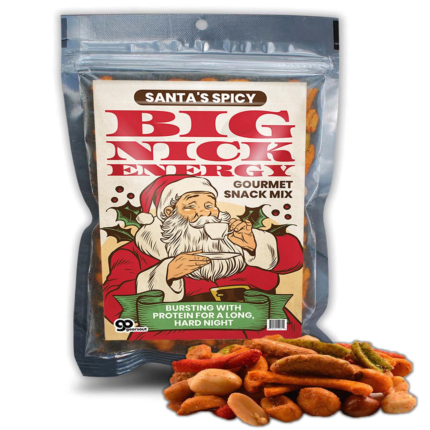 Elevate Your Snacking Game with Big Nick Energy Gourmet Snack Mix - A Flavor Explosion of Nuts, Seeds, and More - Fuel Your Day with Irresistible