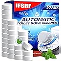 Automatic Toilet Bowl Cleaner Tablets - 50 Pack, Bleach Free, Descale & Deodorize, Septic-Safe, Continuous Cleaning with Fresh Scent, Drop-In Tank