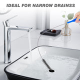 Refrigerator Coil Cleaning Brush?Sewer Set Brush Clog Remover,for Toilet, Kitchen Sink, Sewer, Bathroom Bathtub Hair Clogging Cleaning Tool?Long Drain