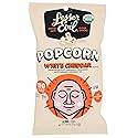 Lesser Evil White Cheddar Popcorn, Gluten Free, No Vegetable Oil, 0.88 Ounces (Pack Of 18)