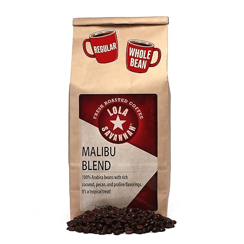Lola Savannah Malibu Blend Whole Bean Caffeinated Coffee, 2lb