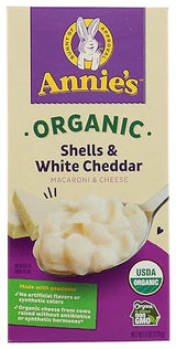 Annie's Homegrown Organic Macaroni & Cheese - Shells & White Cheddar - 6 oz