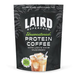 Laird Superfood Protein Coffee Powder - Unsweetened Whey Protein, Instant Coffee Mix with Lion’s Mane - 10G Protein, 140mg Caffeine, 0g Sugar