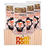 Taos Bakes Bar Pinon Coffee Dark Chocolate - 1.8 oz Granola Bar - Pack of 4 - Chocolate Granola Bars for On the Go - Kids Granola Bars and Bars Kids