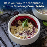 Calhoun Bend Mill Blueberry Crumble Mix | Delicious Easy to Make Crumble Dessert | Perfect for Blueberries or Your Favorite Fruits | Classic Dessert | Ideal for Baking Enthusiasts - 8 Oz (Pack of 1)