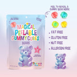 Peelable Gummy Cubes ~ Bear (5 oz, 6 PACK)