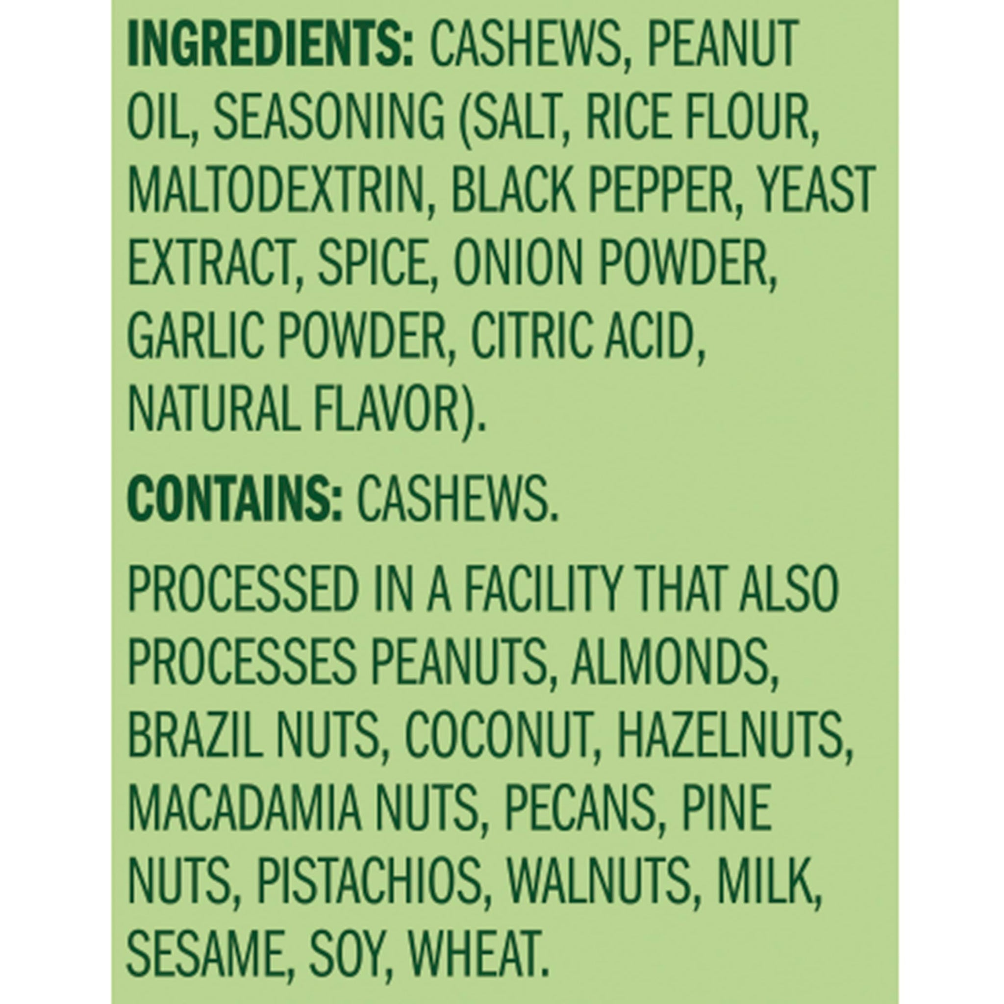 Emerald Salt & Pepper Cashews 5 oz (2 Pack)