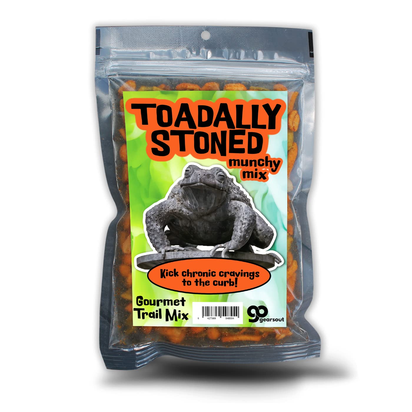 Uncle Frank's Toadally Stoned Trail Mix - Funny Snack Mix for Stoners - Gag Gifts for Brother - Brother Presents from Sister - Kick Chronic Cravings