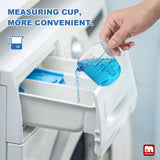 GMISUN Laundry Detergent Dispenser, 2 Pack Liquid Laundry Soap Dispenser, 64oz Storage Container for Farmhouse Laundry Room Decor, Liquid Bottle