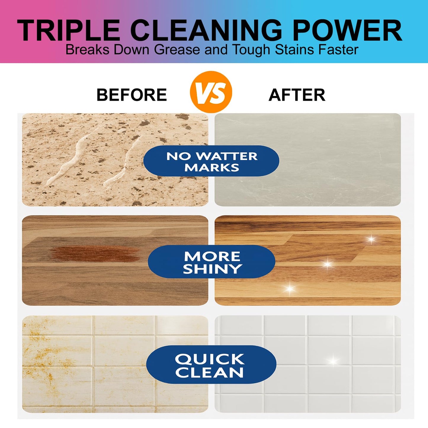 JXXAMZ33 Tineco Cleaning Solution Compatible - 4 Pack (500ml Each, 2L Total) Tineco Floor Cleaner Refill, Multi-Surface Floor Cleaning Solution