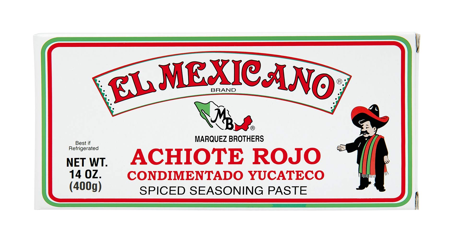 El Mexicano Achiote Rojo Paste, Red 14 oz