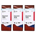 Raaka Chocolate 60% Cacao Coconut Milk Dark Chocolate Bars, 3-Pack, 1.8oz