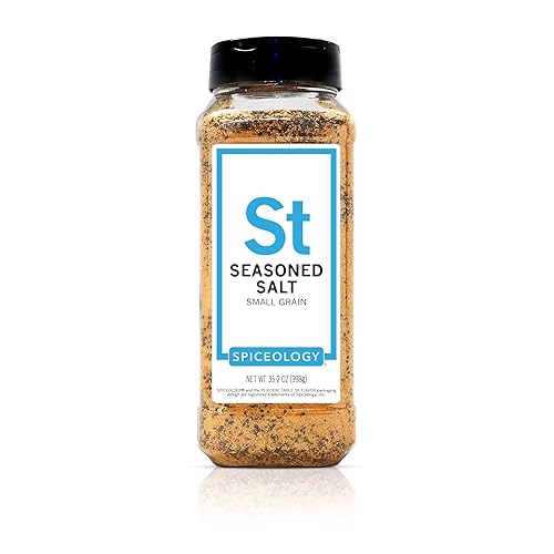 Spiceology - Seasoned Salt - Use On: French Fries, Tater Tots, Steak, Chicken, Fish, Veggies - Seasoning Salt - Spices and Seasoning - BBQ Rub
