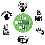 Dizzy Pig SPG Herb (Salt, Pepper & Garlic) Seasoning Rub (Quart Shaker) - Hand Made in the USA - Seasons Around 120lbs of Food - MSG Free, Gluten Free