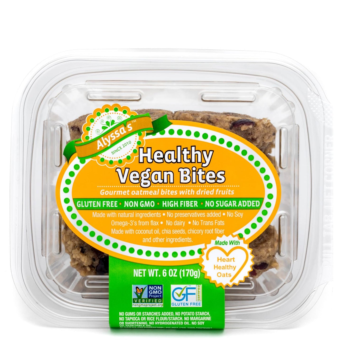 Alyssa’s Vegan Oatmeal Bites ? Gluten Free Cookies, Healthy Snacks from the Bakery ? Dairy Free, Sugar Free, Low Carb, Keto Protein Snacks ? Gluten