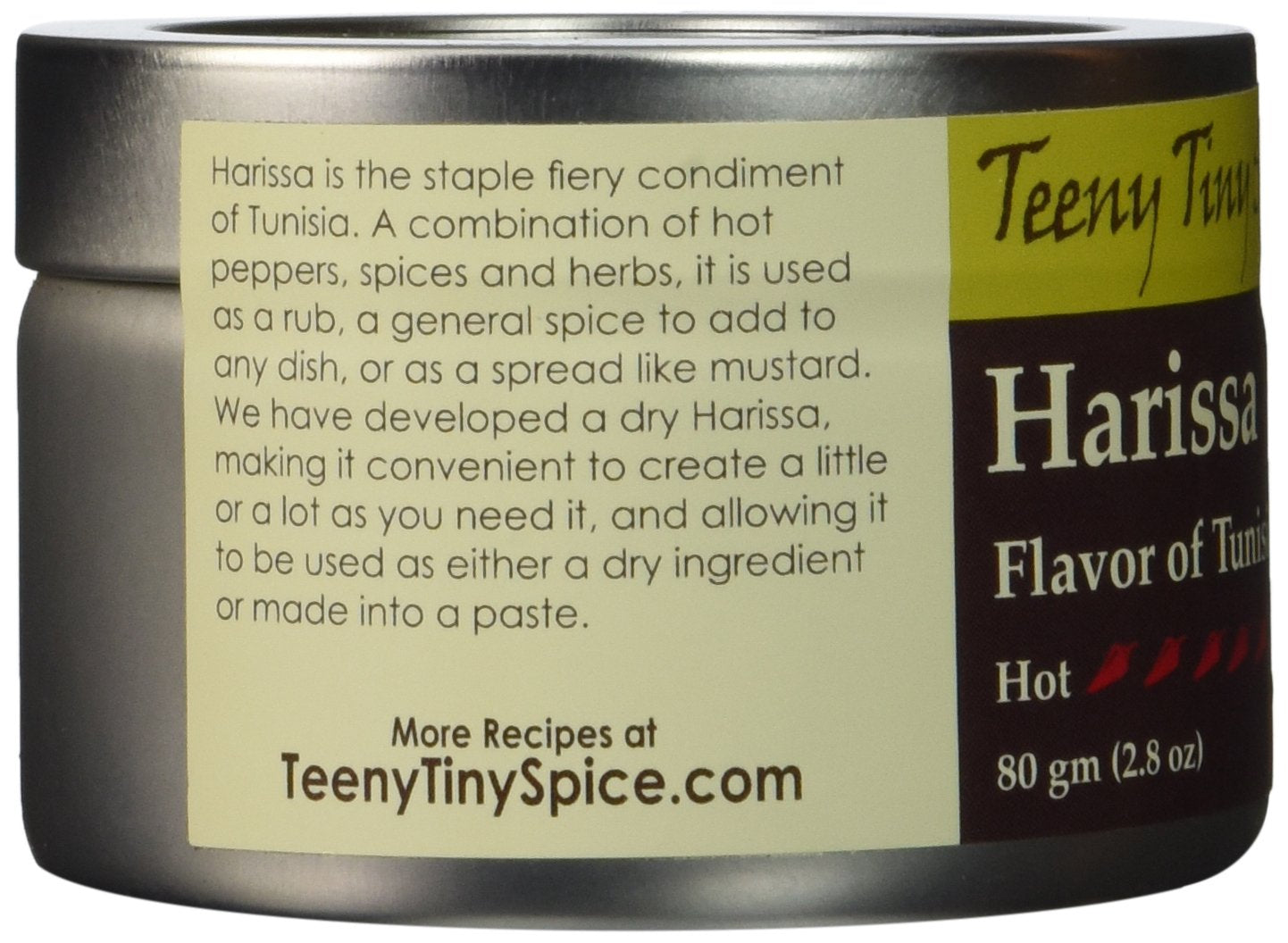 Teeny Tiny Spice Co of Vermont Organic Harissa, 2.8 Oz