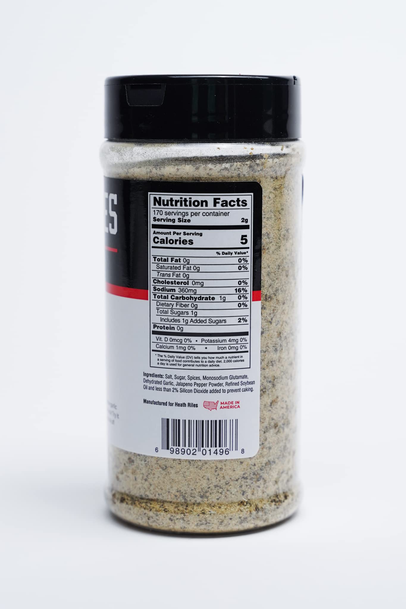 Heath Riles BBQ Garlic Jalapeño Rub Combo with Refill Bag (1 Rub, 1 Refill Bag), Competition Winning Products from Pitmaster Heath Riles