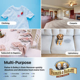 Parker & Bailey Liquid Stain Remover - Instant Stain Removal on Laundry Clothing Fabric Ink Grease Blood Grass Coffee Wine Food Carpet Upholstery Spot