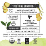 Numi Organic Ginger Lemon Decaf Tea, 16 Green Tea Bags, Micro-Plastic Free