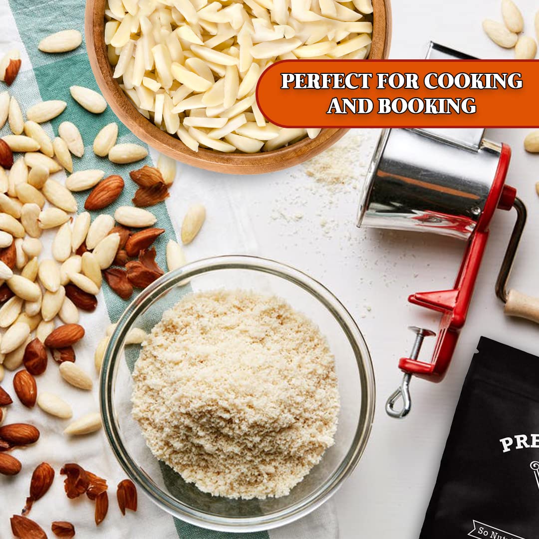 Presto Sales Almonds "FRESH 2024 crop year" Slivered Raw, 16 oz | All Natural Blanched Almonds | High Protein, Keto | perfect low-cholesterol
