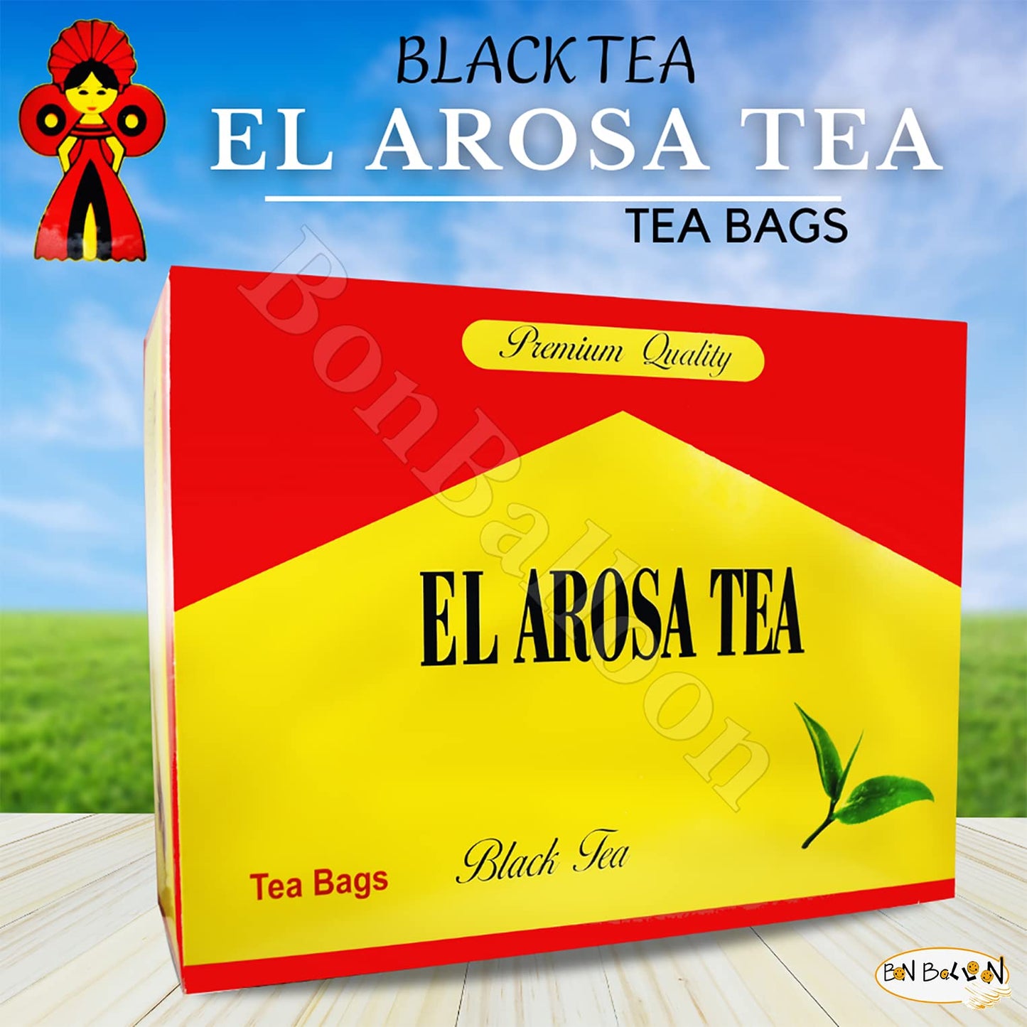 Al Arousa Alarousa Black Tea Bags Teas Indian Kenyan Traditional Egyptian Dust Egypt Arabian Strong Rich Pure Oriental Natural Taste Breakfast (200