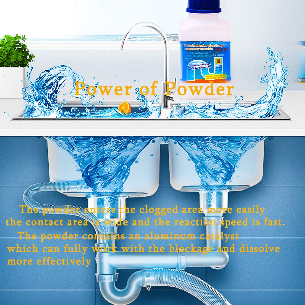 fish Pipe Dredge Deodorant, Quick Foaming Toilet Pipe Cleaners Magic Bubble Bombs Sink and Drain Pipe Dredging Power Agent for Kitchen Sink Fast