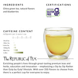 The Republic of Tea - Black Raspberry Green Tea, 50 Tea Bags, Tin | Flavored Berry Tea | Caffeinated