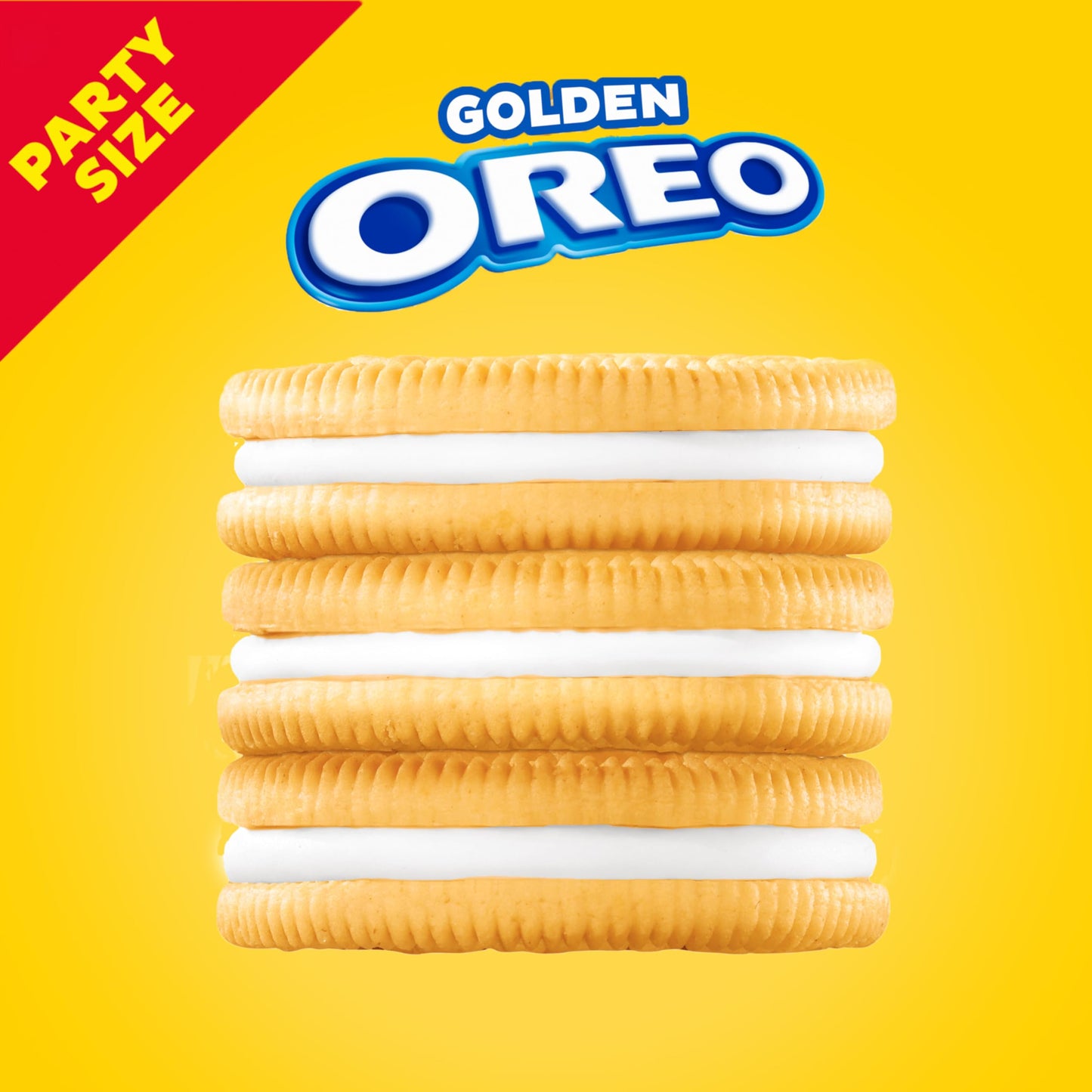 OREO Golden Sandwich Cookies, Party Size, 1 LB 8.16 oz