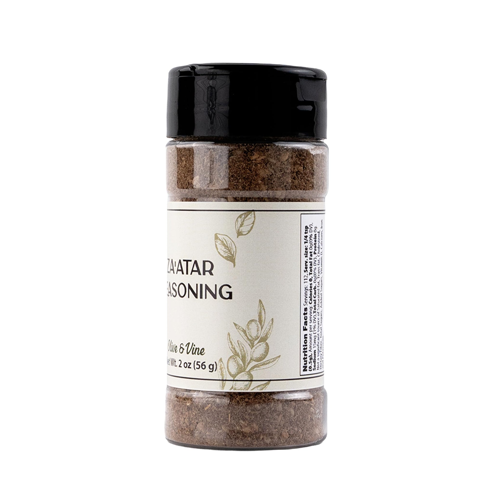 Olive & Vine Za'atar Seasoning, Savory Blend, For Middle Eastern Dishes, Rich Tradition, Authentic Taste, For Global Recipes (2 Ounce)