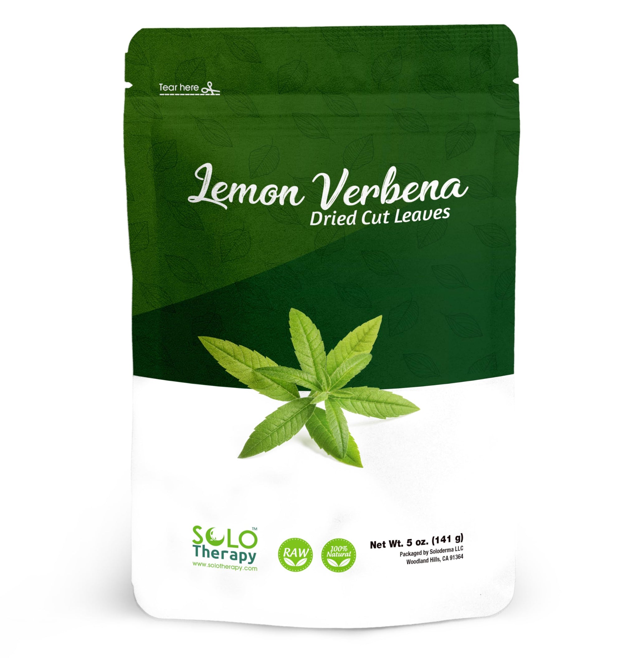 Lemon Verbena 5 oz (Aloysia Citrodora) Dried Cut Leaves, 100% Pure and Natural, Product From Egypt, Packaged in the USA (5 oz)