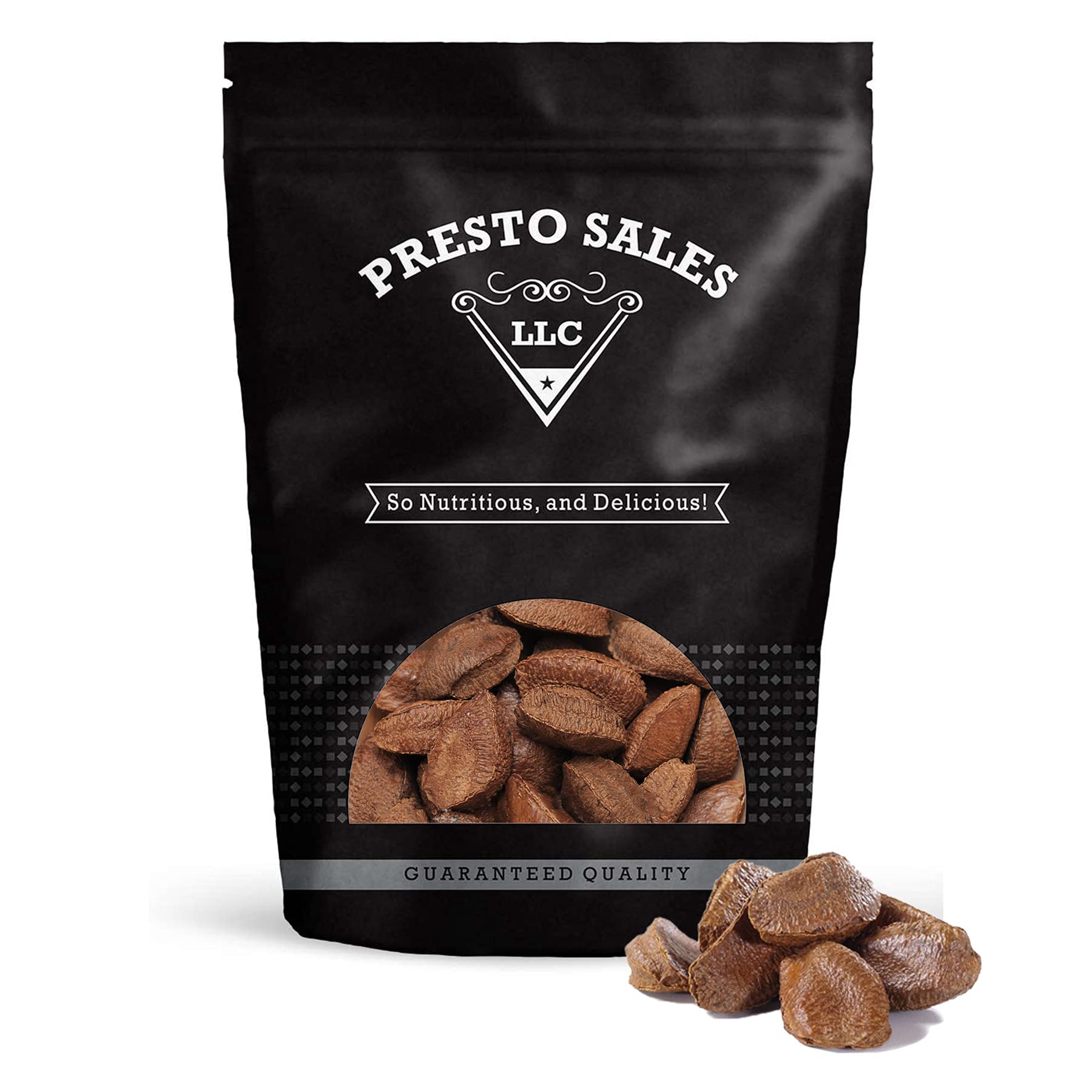 Brazil Nuts, In shell Polished Large 16 oz., Raw, Brazil Origin, KETO, Vegan, Non-GMO And Natural, Whole, Superior, High-Protein & Easy to Crack