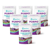 Beviva's PURPO Granola: Vegan, gluten-free, prebiotic inulin, purple sweet potato, fruit, high fibre and low sugar, healthy snacks, ice cream/yogurt