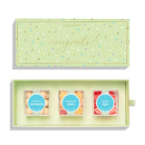 Sugarfina Congrats 3 Piece Candy Bento Box | Confetti Caramels, Sparkling Stars, Sugar Lips