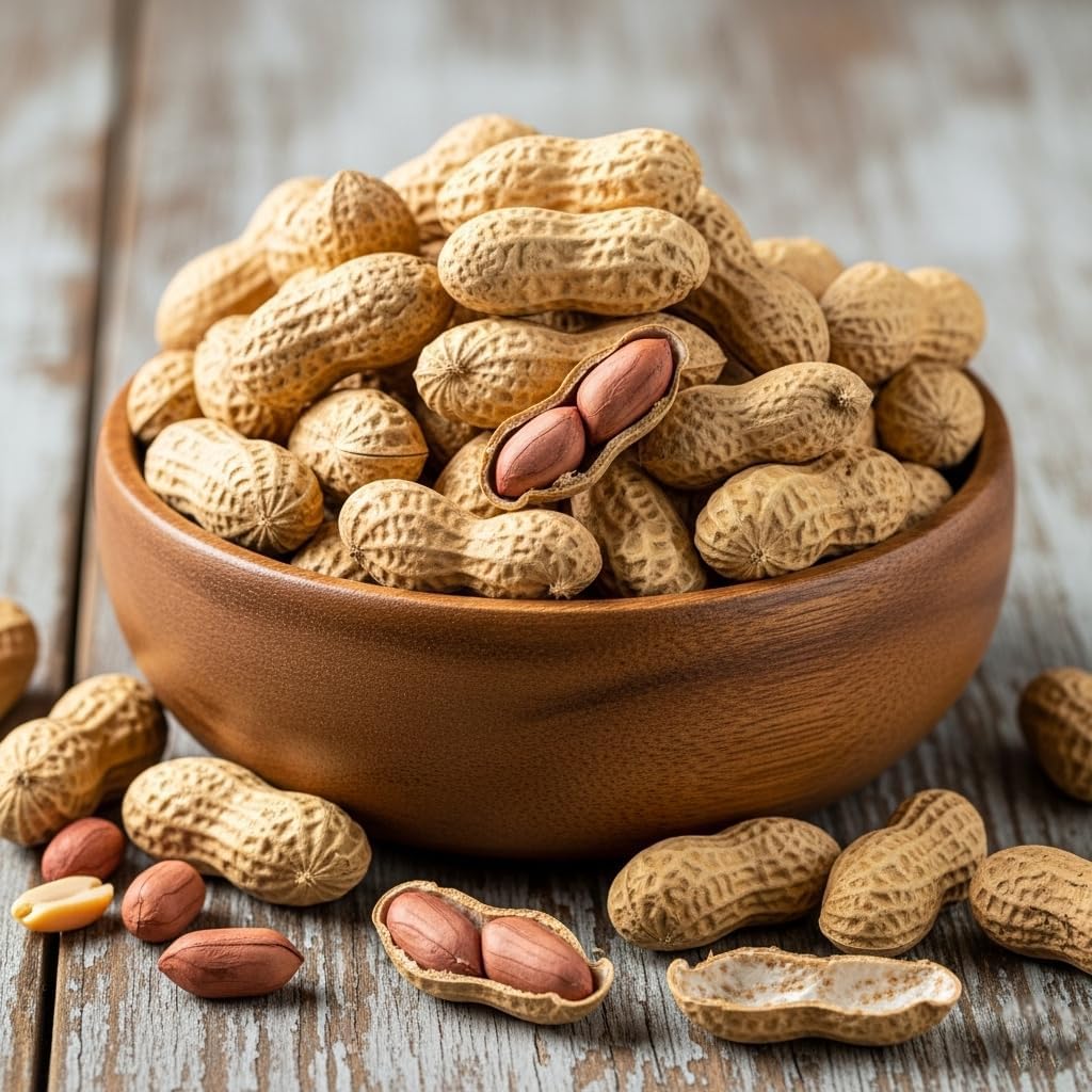 Peanuts In Shell | 1 LB Bulk Value Pack | Unsalted & Roasted - Healthy natural snack, Perfect for office, share and TO-GO | Value Pack, Whole Peanuts