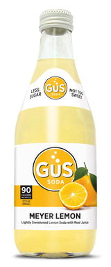 GuS Soda - Dry Meyer Lemon - 12 oz (12 Glass Bottles)