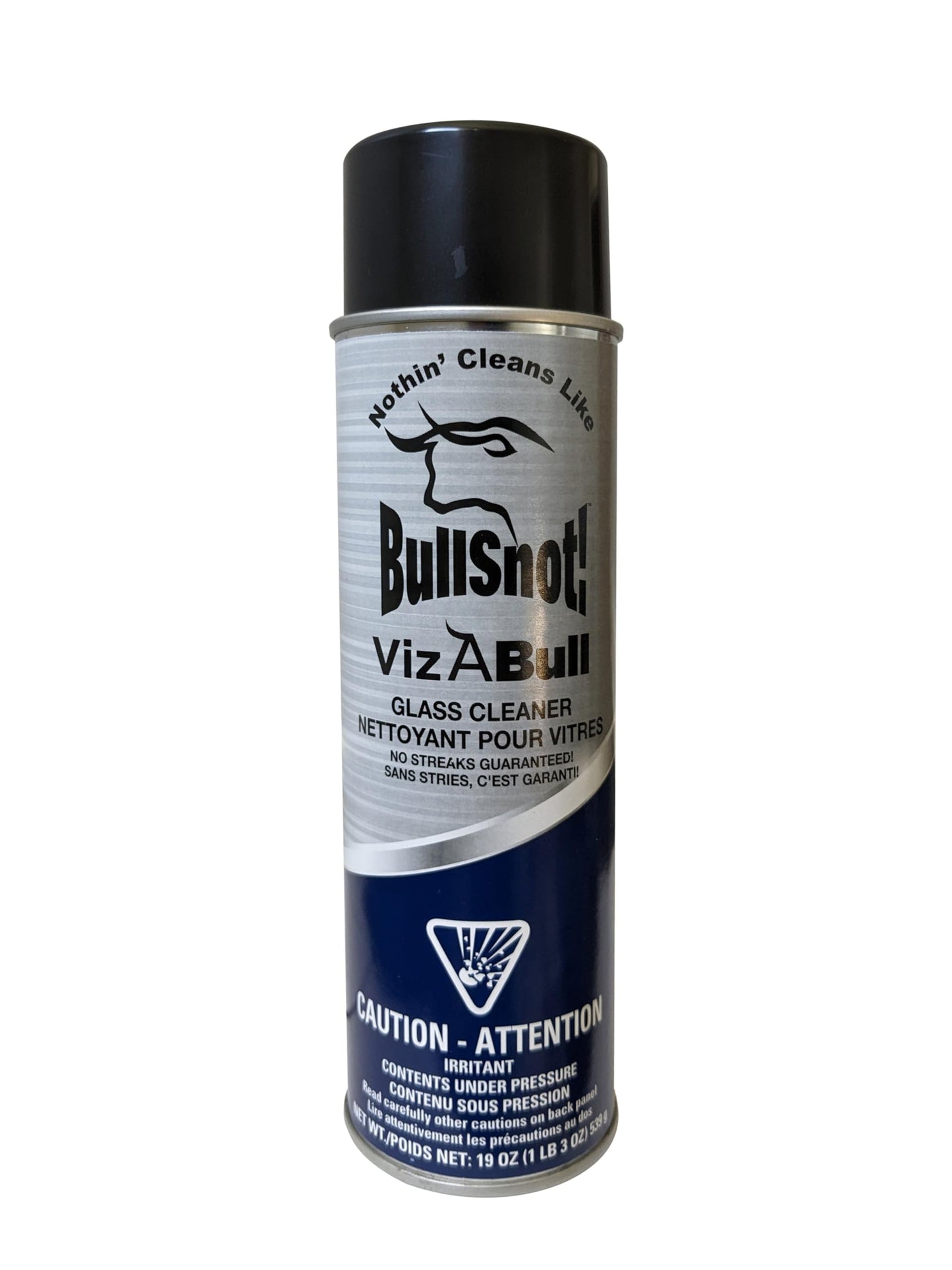 Bullsnot VizABull Glass Cleaner 10899014 Car Window Cleaner and Glass Cleaner Spray - Detail Spray for Auto and Truck 19oz