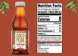 Gold Peak Unsweet Tea 16.9oz, 15 Pack Bottles, Black Tea