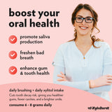 XyloBurst - Xylitol Mints | Sugar Free Breath Mints for Oral Health | Gluten Free, Vegan, Keto Friendly | Aspartame Free Mint | Cinnamon | 200 Count