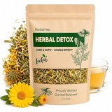 Leckar Herbal Detox Tea Blend with Dandelion Root Calendula Echinacea Oregano St. John's Wort Milk Thistle Kidney & Liver Health (Herbal Tea)