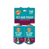 Scotch-Brite Pet Hair Pickup Extra Sticky Lint Roller, Designed for Removing Fur + Fluff on Couches, Clothes, Dog and Cat Beds, & More, 2 Pack, 140