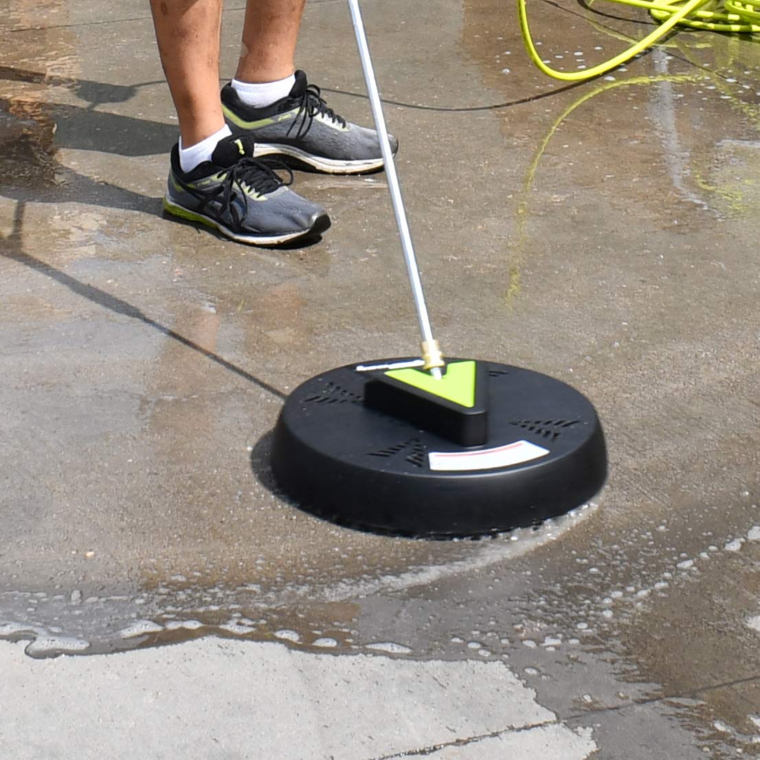 "Forney 75171 Surface Cleaner 16"" Outflow Surface x 1/4"" Plug", black and green