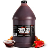 Capital City Mambo Sauce Sweet Hot, Washington DC Wing Sauces, Perfect Condiment for Wings Chicken Pork Beef Seafood Burgers Rice or Noodles, 128oz (1