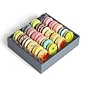 Luxury French Macarons European Cookies Gift Baskets Birthday Snacks Variety Pack Sympathy Anniversary Get Well Corporate Graduation Mothers Day Women