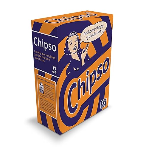 Chipso 72 Count Laundry & All Purpose Natural Soap Packs